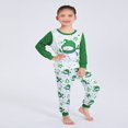thumbnail image 3 of Christmas Family Pajamas Set Reindeer Pattern Tops And Pants, 3 of 9