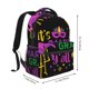 thumbnail image 2 of Fotbe Mardi Gras with Flamingo Mochila Casual con Estampado para Escuela, Viajes y Actividades al Aire Libre - Duradera, Ligera y Cómoda, 2 of 5