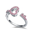 thumbnail image 1 of Anillo PC-AN0026 POLO CLUB Royal County Berkshire Oro Blanco 18 Quilates Incrustación Cristales Rosa, 1 of 3