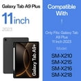 thumbnail image 2 of Kenke Case for Samsung Galaxy Tab A9+/A9 Plus 11 Inch 2023 (SM-X210/X216/X218), with Pencil Holder, Slim Lightweight Soft TPU Back Smart Cover, Auto Sleep/Wake, Black, 2 of 7