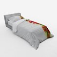 thumbnail image 3 of Ambesonne Christmas Bedding Set 4 Pcs, Ribbons and Baubles, Queen, Apple Green Fern Green, 3 of 3