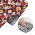thumbnail image 5 of Honeii Skull record lips Pattern Bathroom Anti-Skid Pad Bathroom Mat Vintage Seamless Pattern Not-Slip Toilet Rug Set, 5 of 6