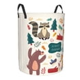 thumbnail image 2 of XMXT Collapsible Laundry Basket, Forest Cute Animals Polyester Waterproof Laundry Hampers Dirty Clothes Hamper, 40L, 2 of 8