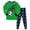 Green, variant on Toddler Boys Pajamas Monster Truck Cotton Kids Dinosaur 2 Piece Planets Pjs Sleepwear Clothes Sets for Fall and Winter Toddler Boy Girl Outfit Green,3-4 Years