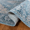 thumbnail image 6 of SAFAVIEH Victoria Jackalyn Floral Bordered Area Rug, Blue/Grey, 5' x 8', 6 of 7