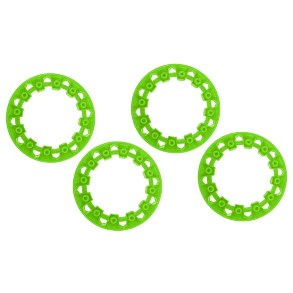 Garniture de Moyeu de Roue de 7 Pouces pour ATV, 4 Pcs Couvercle de Moyeu de Jante de Roue de Karting Universel en Plastique Anti-Rayures pour Pneus de 7 Pouces avec Couleur Vibrante