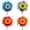 Blue 1PCS & RD1 1PCS & Light Blue 1PCS & Watermelon Red 1PCS, variant on 1PCS Cute Sunflower Windmills Colorful Flower Wind Rotater with Stake Sunflower Wind Swivel Sculptures for Yard Patio Garden Party Outdoor Decor 29.5inch