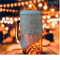 thumbnail image 2 of Juego de 16 Tarros Cerveceros Anera Elegantes de Cristal de 500 ML Diseño de Rombos, 2 of 6