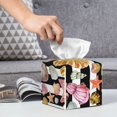 thumbnail image 6 of Sikiie Sea Shell Leather Tissue Box Cover Square, tissue box holder, Tissue Box with Bottom Belt-5.2”x5.2”x5.2”, 6 of 7