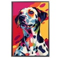 thumbnail image 2 of Dalmatian Dog Canvas Wall Art Poster Prints Colorful Pop Animal Art Wall Decor Dog Picture Artwork Pet Dog Painting Poster for Home Bedroom Living Room Decoration Framed, 2 of 6