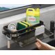 thumbnail image 1 of Organizador de fregadero Tielag, soporte para esponja, soporte para cepillo de fregadero, organizador de fregadero de cocina, organizador de acero inoxidable para cocina y baño con bandeja, 1 of 1