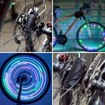 thumbnail image 1 of FONDOTIN 1 Pce Lampe de Roue de Vélo à Fil Noir avec Installation Facile et Charge USB, 1 of 7