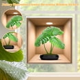 thumbnail image 4 of Potted Plant Illustration Creative Decor Window Sticker, Home Wall Decal, For Bedroom Living Room Office Windows Walls Decoration, 4 of 5