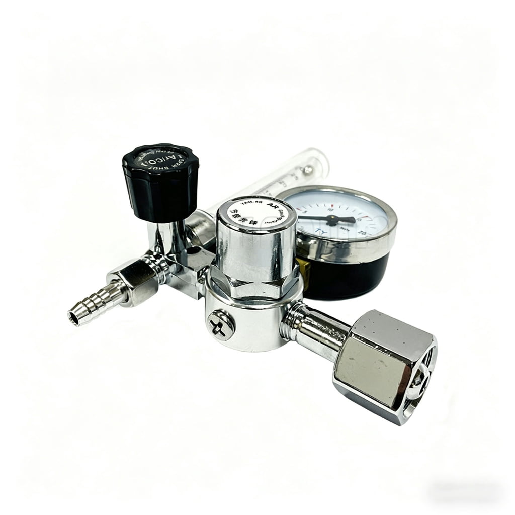 Miiottaa Industrial CO2 Gas Argon Regulator with Double Gauge For Welding Equipments