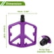 thumbnail image 4 of Pedal de bicicleta de aleación de aluminio Universal sin tiras reflectantes morado ajuste 14mm pedal de bicicleta antideslizante para BMX MTB bicicletas de carretera 1 par, 4 of 7
