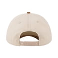 thumbnail image 2 of TOPTIE 5 Panel Trucker Cap Snapback Mid Profile Cotton Sun Hat Adult-Suedette Caramel Beige, 2 of 7