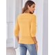 thumbnail image 4 of Chaqueta Zeagoo para mujer, ligera, corta, de verano, color amarillo, 4 of 5