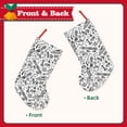 thumbnail image 2 of Sikiie winter Ski Element Christmas Stockings,18 Inches Christmas Stockings Xmas Hanging Stockings for Family Christmas Decorations & Gifts, 2 of 7