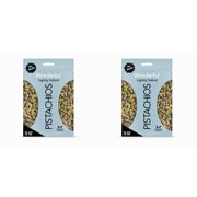 Wonderful Pistachio No Shells, Roasted and Lightly Salted Nuts, 12 Ounce Resealable Bag, Protein Snack, On-the Go, Individually Wrapped Healthy Snack (12 oz) (Pack of 2)