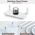 thumbnail image 4 of Cordless Cat Window Perch, Cat Hammock For Wall With 4 Suction Cups, Anchor&screw For Two Ways Of Installation, Solid Metal Frame And Reversible Cover, 4 of 4