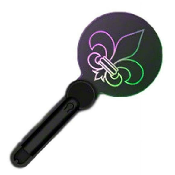 Blinkee FLMGFDLAW Flashing Mardi Gras Fleur de Lis Acrylic Wand