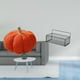 thumbnail image 2 of Encantador cojín de sofá con forma de calabaza y cesta de pared de metal organizadora para decoración festiva de dormitorio, sala de estar y cocina., 2 of 8