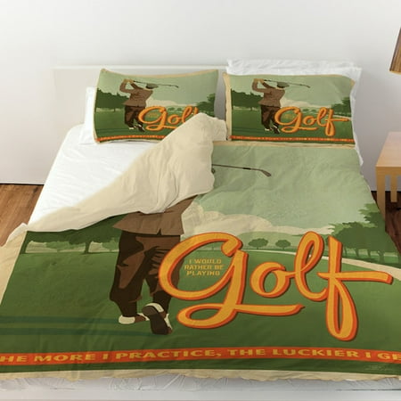 Manual Woodworkers & Weavers Golf Bad Day Duvet Cover