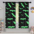 thumbnail image 5 of Blackout Kids Curtains,Black Halloween Bats with Green Childrens Insulated Curtains Set Of 2,Bedroom Essentials,Toddler Room Decor 42"x63", 5 of 5