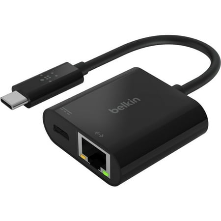 UPC 745883799145 product image for Belkin USB C To Ethernet + Charge Adapter - Gigabit Ethernet Port Compatible wit | upcitemdb.com