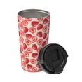thumbnail image 2 of Honeii Cute Strawberry Print Travel Coffee Mug Insulated Coffee Cup with Leakproof Lid, Coffee Tumbler, Reusable Coffee Cups with Seal Lid, 2 of 8