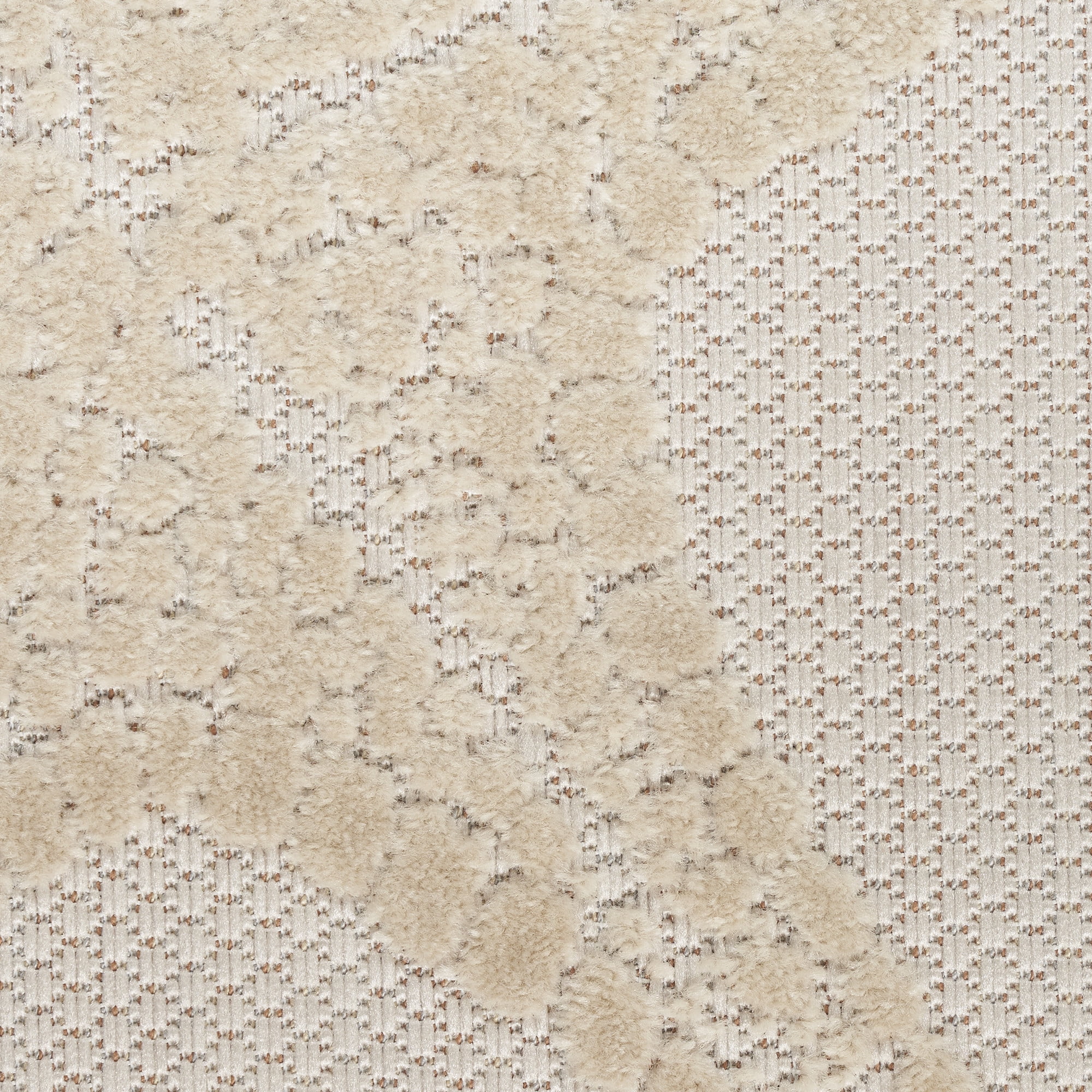 Nourison Aloha Outdoor Ivory Multicolor 2'3" x 8' Area Rug (2x8)