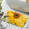 thumbnail image 6 of 1pc Sunflower Painting Bathroom Rug Bathroom Decor and Accessories- Durable,Anti Slip,And Quick Drying,Suitable For Indoor/outdoor Use - Perfect For Bathrooms,Bedrooms,Kitchens, 6 of 9