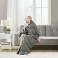 thumbnail image 3 of True North by Sleep Philosophy Polyester Down Throw with Grey Finish TN50-0482, 3 of 5