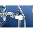thumbnail image 2 of Kingston Brass Cc19T2 Clawfoot Tub Filler With Hand Shower - Polished Brass Finish, 2 of 2