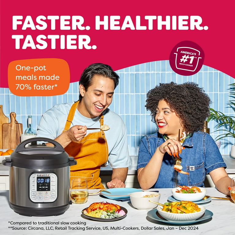 Instant Pot Duo 8 Qt 7-in-1 Electric Cooker: Pressure, Slow
