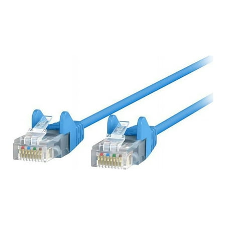UPC: 0745883805082 | Belkin CE001B07-BLU-S 7 ft. Cat 6 Blue 28 AWG UTP Snagless Patch Network Cable