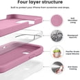 thumbnail image 2 of Compatible with iPhone 15 Case, Upgrade Defender Liquid Silicone, [Enhanced Camera Protection][Soft Anti-Scratch Microfiber Lining] Shockproof Phone Case for iPhone 15 6.1 inch - Lavender Purple, 2 of 14
