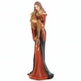 thumbnail image 1 of AEWholesale 10017933 Medieval Princess Standing with Orange Dragon, 1 of 2
