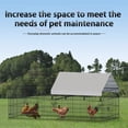 thumbnail image 6 of Chicken Coop 86x40 In Chicken Run Pen For Yard With Cover Outdoor Metal Portable Chicken Tractor Cage Enclosure Crate Outside For Poultry Breeding, 6 of 9