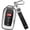 Silver, variant on for Toyota Key Fob Cover with Keychain, Fit for Toyota Venza Corolla Cross Grand Highlander Tundra RAV4 Prime Prius Land Cruiser Sequoia Sienna Crown Tacoma 2025 Camry,Silver