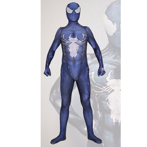 Disfraz de superhéroe de Halloween para adultos y niños, mono completo de Venom, Symbiote, Spiderman, Zentai, segunda piel, mono de fiesta para hombres Fivean unisex