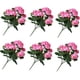 thumbnail image 1 of 6 piezas de geranios con ramas ajustables, flores de seda de larga duración para interior y exterior, 1 of 3