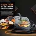 thumbnail image 4 of Sartén Eléctrico Antiadherente Portatil 6.5lt Con Termostato Negro Adir 12814, 4 of 5