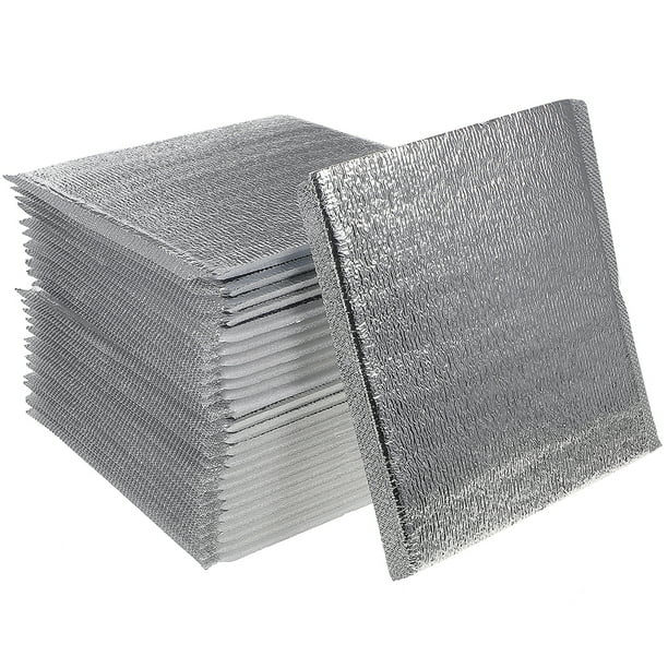 100 bolsas de aluminio desechables para alimentos, bolsas térmicas para comida caliente y fría, bolsas térmicas para picnic.
