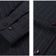 thumbnail image 4 of Blusa y camisa de manga larga con cuello vuelto para hombre, estilo casual, con botones, estampado playero, de poliéster., 4 of 5