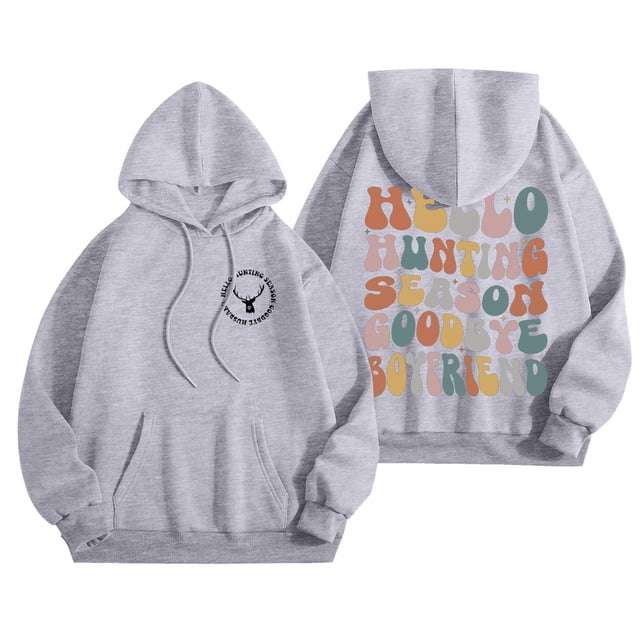 WEAIXIMIUNG Sweat à Capuche Imprimé Automne Hiver Grande Taille pour Femmes