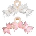 thumbnail image 2 of pinzas para el pelo con forma de mariposa, bonitas pinzas para el pelo con diseño de diamantes de imitación de perlas, pinzas grandes y elegantes para el pelo grueso o fino, pinzas de, 2 of 3