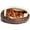 Brown, variant on Precious Tails Vegan Leather Deep Dish Cave Pet Dog Bed - Small