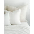 thumbnail image 7 of Cotton White Boucle Dutch Euro Pillow 28x36 White / Pillow Cover Only, 7 of 7