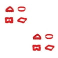 thumbnail image 4 of ZheElen 4piece Non-Stick Silicone Cake Mold Easy To Clean Flexible And Lightweight red 2Set, 4 of 6